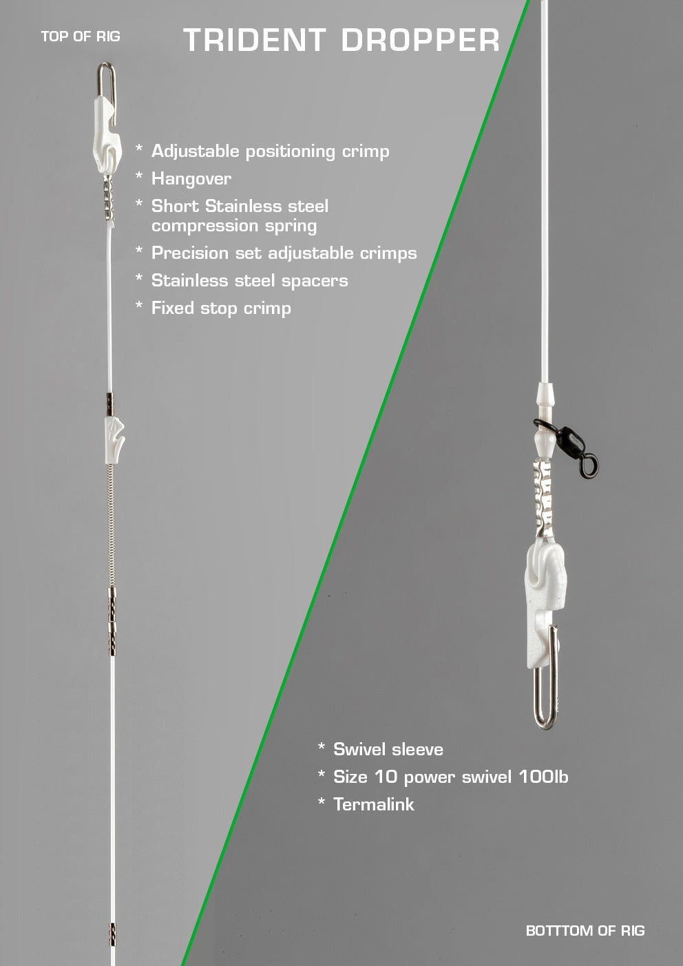 Trident Dropper - Start-right rig body